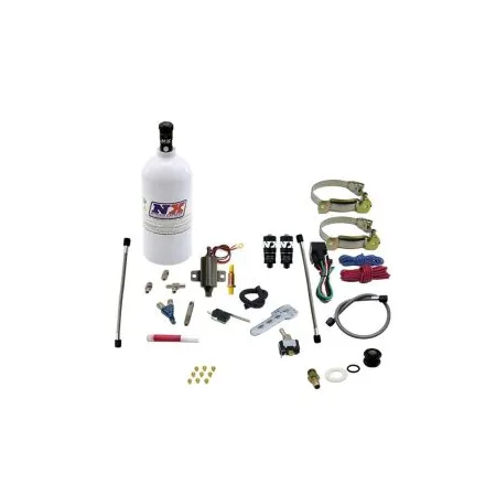 Two Cylinder Piranha System with Single Nozzle with 2.5Lb Bottle Nitrous Express NX 60022P