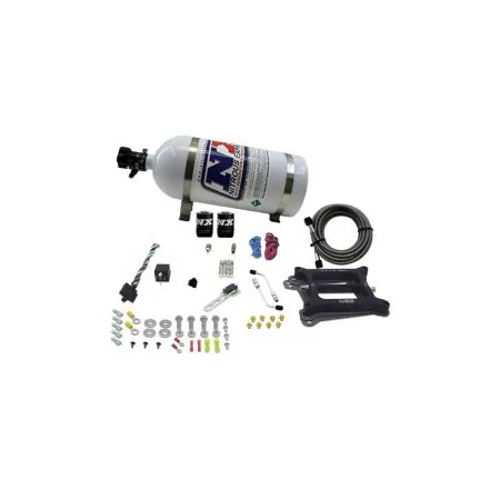 4150 Conventional Plate System Gasoline Pro-Power 100-500Hp with 10Lb Bottle Nitrous Express NX 50040-10