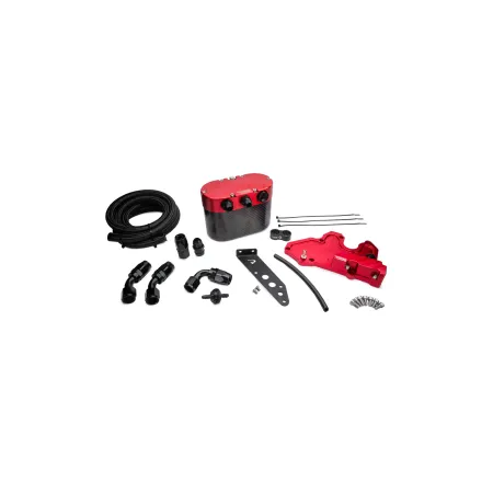 Carbon Oil Catch Can Kit RTMG Performance for VW Golf R MK8 / Cupra 2.0 TSI EA888.4 Red
