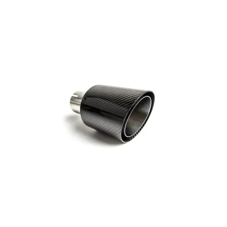 Uniwersalna końcówka tłumika okrągła 90mm długość 105mm średnica montażowa 65mm