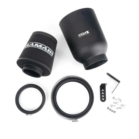 Ramair ProMax Large Universal Foam 70mm Rubber Neck Air Filter in Enclosed Airbox
