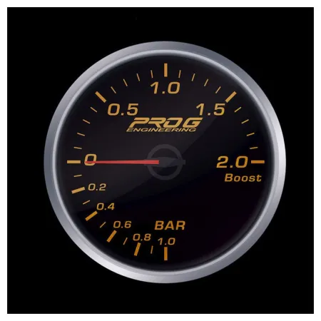 Wskaźnik Pro G Race Series 2 RS, doładowania Boost 2 Bar RED 60mm