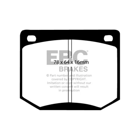 DP216 Klocki hamulcowe ULTIMAX2 EBC Brakes Saab 90 99 90