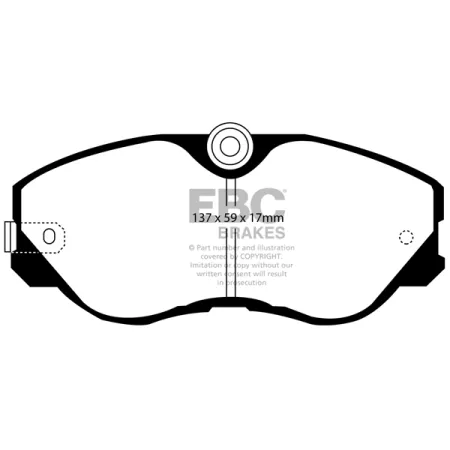 DP2736 Klocki hamulcowe GREENSTUFF EBC Brakes Nissan 300ZX Z31 Nissan 300ZX Nissan Australia and New Zealand 300 ZX Z31