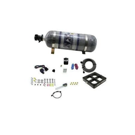 Billet Crossbar Plate System Dry Single Stage 100-500HP 4500 Flange 12LB Nitrous Express NX 66147-12