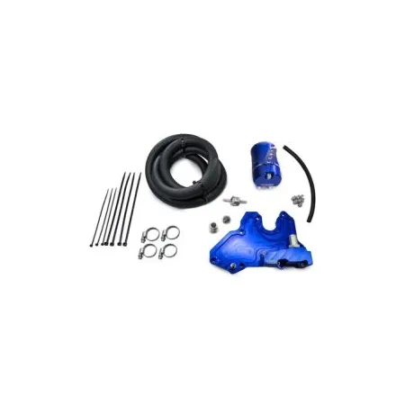 Oil Catch Can Kit Small Blue 17 mm RTMG Performance for 1.8 / 2.0 TSI EA888.3