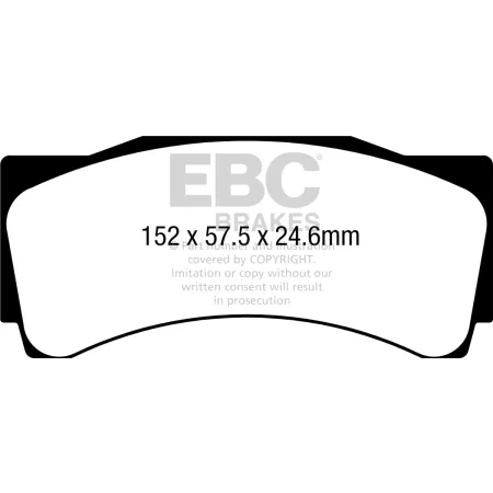 DP8080RP1 Sportowe klocki hamulcowe RP-1 Racing EBC Brakes