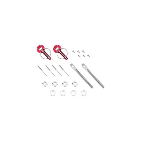 JRspec Zapinki Maski - czerwone