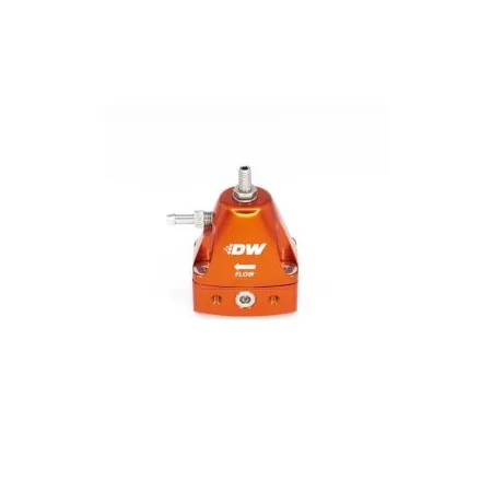 DeatschWerks DWR1000iL In-Line Adjustable Fuel Pressure Regulator (AFPR) Orange