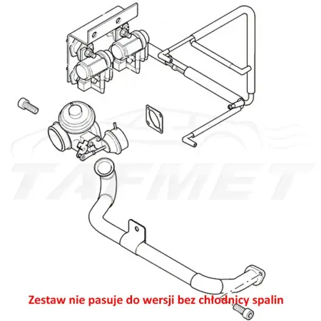 Zamiennik zaworu EGR Land Rover Discovery, Defender z silnikami Td5