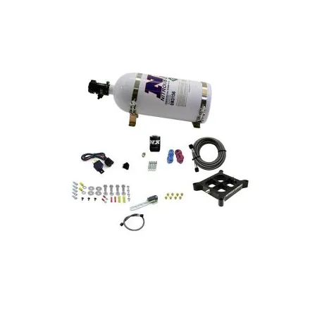 Billet Crossbar Plate System Dry Single Stage 100-500HP 4150 Flange 10LB Nitrous Express NX 66142-10