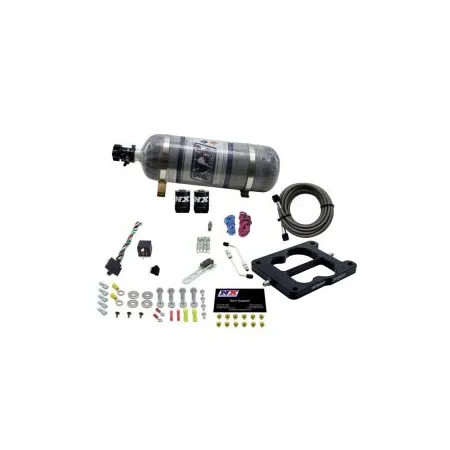 Q-Jet Spreadbore Nitrous System 50-300Hp with 12Lb Carbon Bottle Nitrous Express NX 30080-12