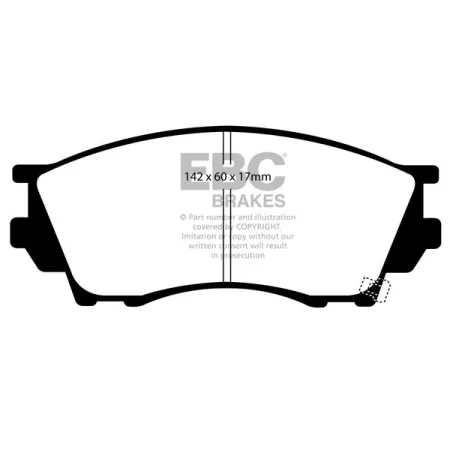 DP1019 Klocki hamulcowe ULTIMAX2 EBC Brakes Mazda Xedos 9