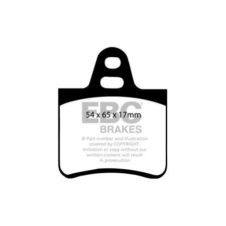 DP350 Klocki hamulcowe ULTIMAX2 EBC Brakes Citroen BX CX Saloon CX BX GT BX GTi