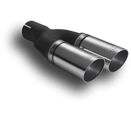 Uniwersalna końcówka tłumika okrągła 60mm długość 220mm średnica montażowa 50mm