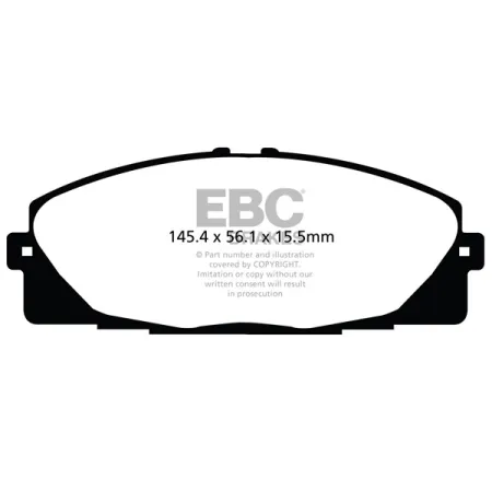 DPX2114 Klocki hamulcowe ULTIMAX2 EBC Brakes Toyota COMMERCIAL HiAce Power Van Compact Mk5