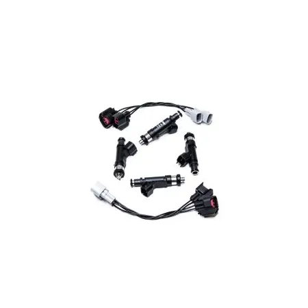 Zestaw wtryskiwaczy DeatschWerks 1000cc Injectors w/ Connectors for Lotus Elise 2.4L 2AZFE 1996-2011 Exige 2.4L 2AZFE 2000-11 Toyota Celica 2000-05 MR