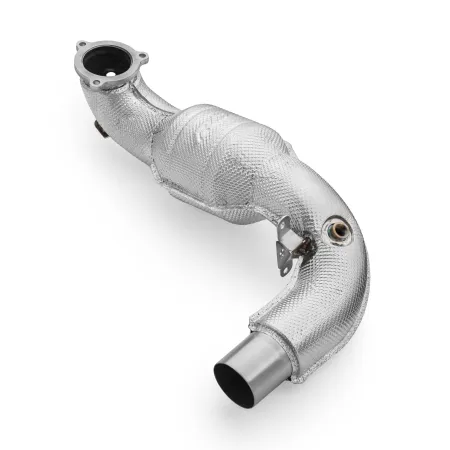 Downpipe z osłoną termiczną i katalizatorami Mercedes-AMG A35 GPF W177 4MATIC MS with GPF OFF 100 cpsi