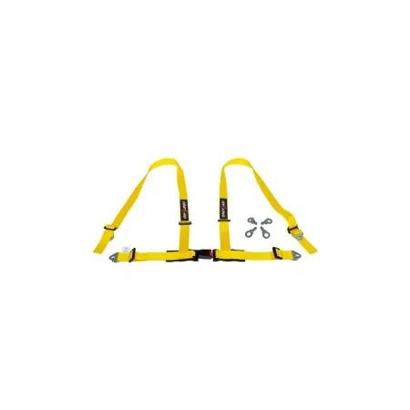 DriftShop 4 Point Harness 2" Yellow Road Approved ECE