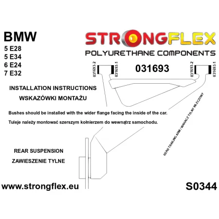 036052B: Kompletny zestaw zawieszenia BMW 5 E28 / 6 E24
