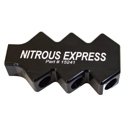 6 Port Distribution Block -8 ORB Inlet -6 Flair Outlets Nitrous Express NX 15241