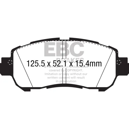 DPX2346 Klocki hamulcowe ULTIMAX2 EBC Brakes Nissan