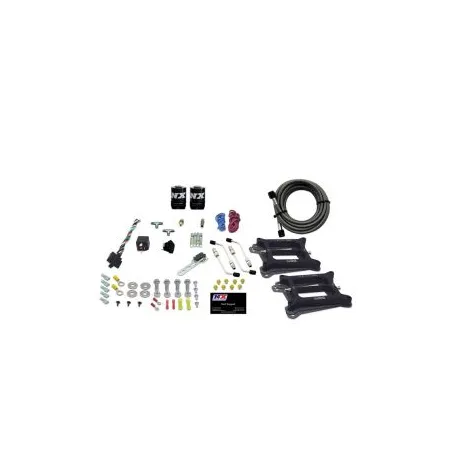 Dual 4150 Conventional Plate System Gasoline Pro-Power 100-500Hp without Bottle Nitrous Express NX 50240-00