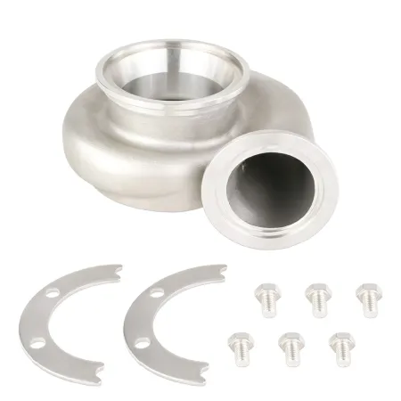 Muszla wydechowa JRspec GT35 / GTX35 Nierdzewna Dual V-band TH