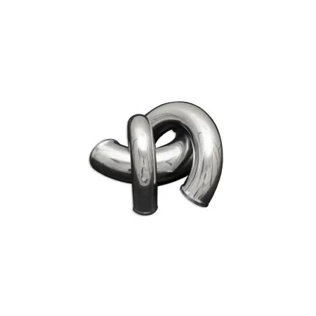 Kolanko aluminiowe 180' 30mm, 30cm