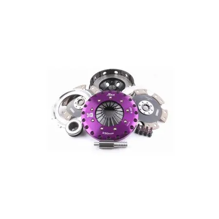 Twin Plate Clutch Kit 230mm Xtreme Clutch for Toyota JZ BMW 10T 1-3/8" 35mm