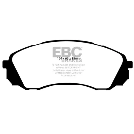 DP1953 Klocki hamulcowe ULTIMAX2 EBC Brakes Hyundai Hyundai COMMERCIAL H1 iLoad KIA Carnival Sedona i80