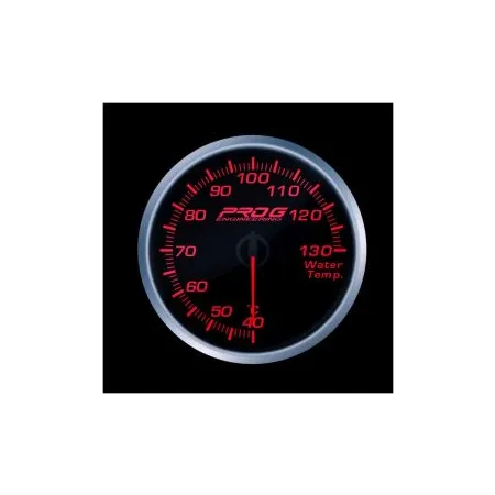 Wskaźnik Pro G Race Series RS, temperatury wody °C RED 60mm