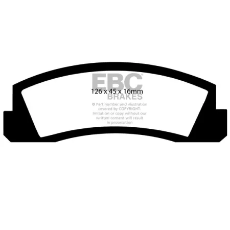 DP309 Klocki hamulcowe ULTIMAX2 EBC Brakes Lada Niva