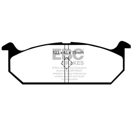 DP613 Klocki hamulcowe ULTIMAX2 EBC Brakes Suzuki Swift AA41S Swift AA51S