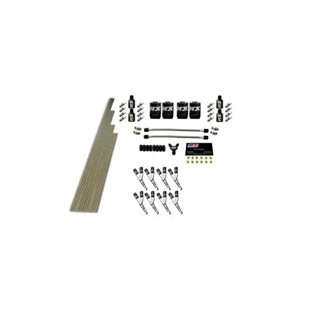 8-Cyl SSV Nozzle Intake Plumbing Kit with All Necessary Hardware Nitrous Express NX 13383