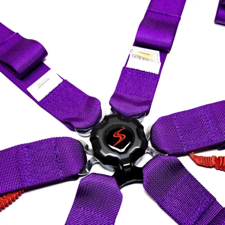 DriftShop 6 Point Harness Purple FIA Approved 8853
