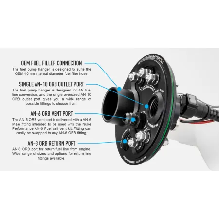 Uchwyt pompy paliwa Nuke Performance Volvo 740 940