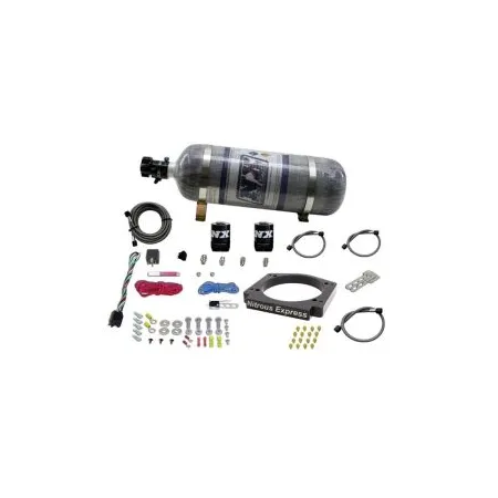 Adapter Plate System 112mm with 12Lb Carbon Bottle for GM Vehicles Nitrous Express NX 20917-12