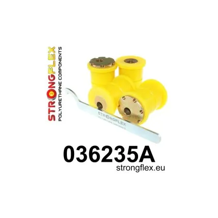 036235A: Zestaw niecentrycznych tulei wahaczy tylnych SPORT