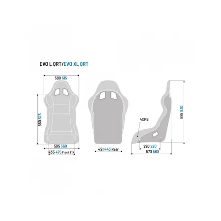 Sparco Seat Evo L QRT FIA Approved 8855-1999 up to 2029