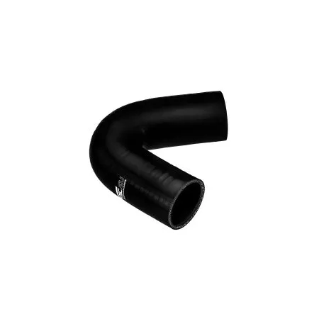 Kolanko silikonowe 135' 38mm Czarny