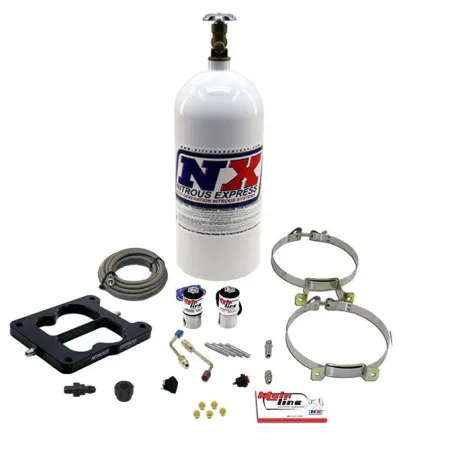 Mainline Q-Jet / Spreadbore Carbureted System with 10Lb Bottle Nitrous Express NX ML1002