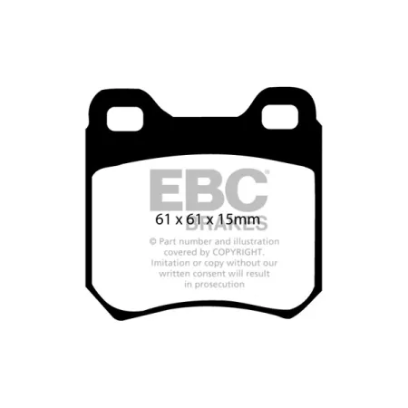 DP676 Klocki hamulcowe ULTIMAX2 EBC Brakes Opel Omega VAUXHALL Carlton Senator