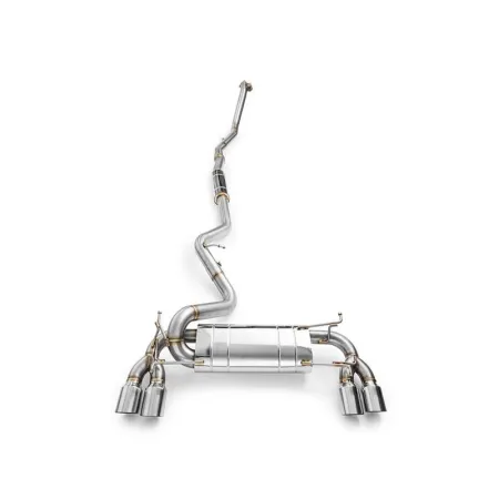 Kompletny układ wydechowy SUBARU Impreza Mk3 2.5 WRX STI