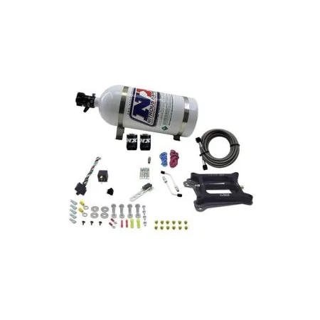 4150 Conventional Plate System Alcohol Stage 6 50-300Hp with 10Lb Bottle Nitrous Express NX 30045-10