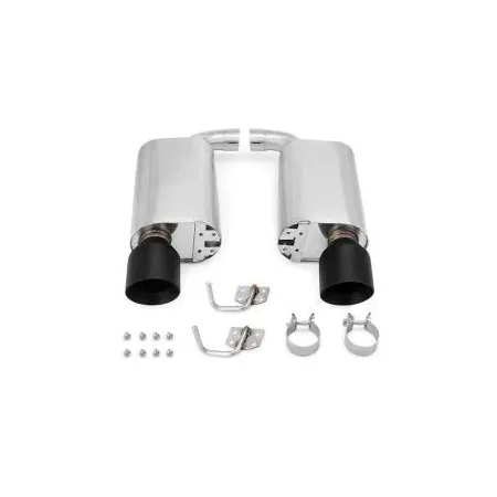 Układ wydechowy Street Axle-back Mishimoto Ford Mustang GT 2015-2017 czarne końcówki