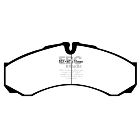 DP1294/2 Klocki hamulcowe ULTIMAX2 EBC Brakes IVECO COMMERCIAL Daily 992006 29L Daily 992006 35S