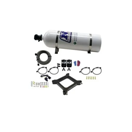 4150 Assassin Plate Alcohol Pro-Power 100-500Hp with 15Lb Bottle Nitrous Express NX 67545-15