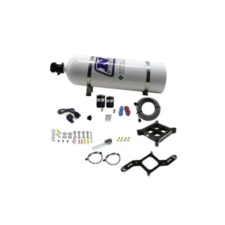 4150 Billet Crossbar Plate System Single Stage 250-750Hp with 15Lb Bottle Nitrous Express NX 63840-15