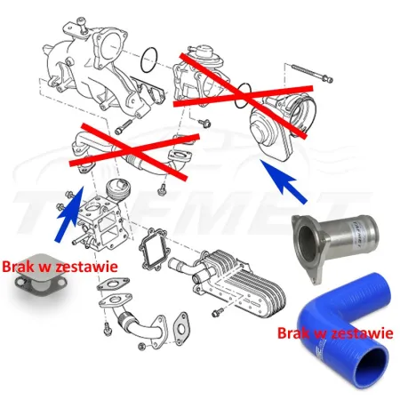Zamiennik zaworu EGR VW Audi Seat Skoda z silnikami 1.9 TDI AXR BKC BKD AZV BRU